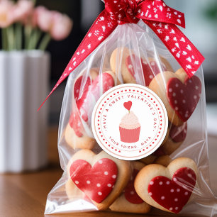 Zoete Valentijn Goody Bag Ronde Sticker