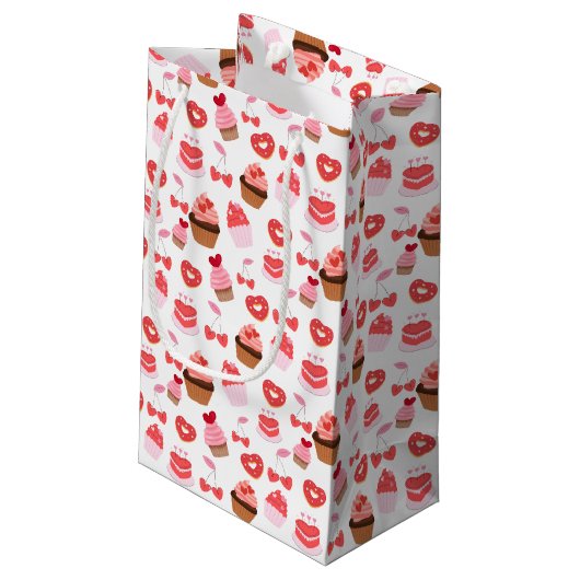 Zoete Valentijnsdag Cadeaupapier Feestartikelen Klein Cadeauzakje (Achterkant Gekanteld)