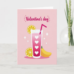 Zoete Valentijnsdag Drinkkaart Kaart