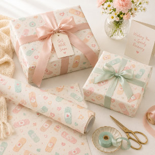 Zoete Verband Liefde Beterschap Cadeaupapier