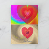 Zoete Verjaardagskaart voor Zestienjarigen Kaart (Binnen)