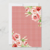 Zoete Verjaardagsuitnodiging voor Meisjes met Aard Kaart (Achterkant)