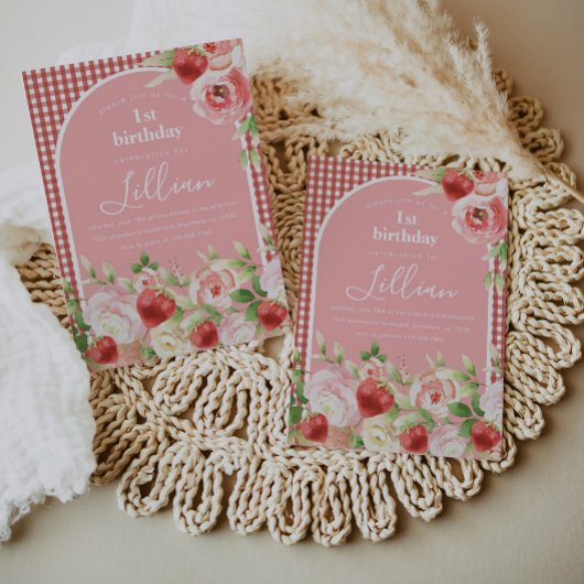 Zoete Verjaardagsuitnodiging voor Meisjes met Aard Kaart