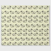 Zoete verlovingsringen voor trouwcadeaus Naadloos Cadeaupapier (Vlak)