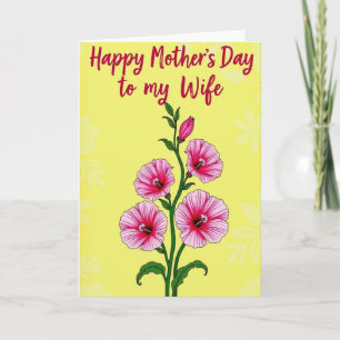 Zoete Vrouw Moederdag Bloom Kaart