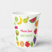 zoete vrucht papieren bekers (Achterkant)