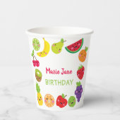 zoete vrucht papieren bekers (Voorkant)