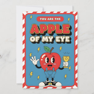Zoete Vrucht Zegt Appel Van Mijn Oog Lief Cute Car Bedankkaart