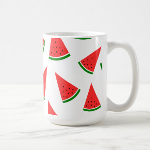 Zoete Watermeloen Schijf Patroon Koffiemok