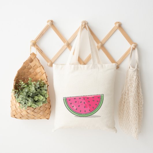 Zoete watermeloen tote bag