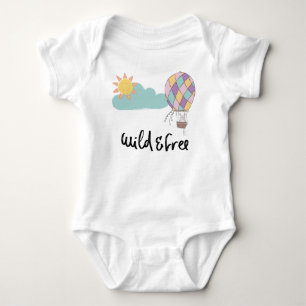 Zoete Wilde en Vrije Aquarel Muis Illustratie Romper