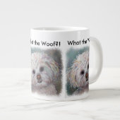 ZOETE WITTE MALTEZER YORKIE MIX EXTRA GROTE MOK (Voorkant rechts)