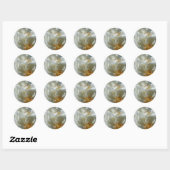 Zoete Witte Ronde Sticker 1 (Vel)