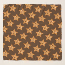 zoete XmaS-gingerbrood sterpatroon-bruin
