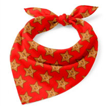 zoete XmaS-gingerbrood sterpatroon-rood
