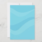 Zoete Zeemeermin Baby Shower Kaart (Achterkant)