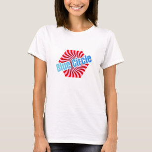 Zoete zeshoekige snoep met gegolfd patroon t-shirt