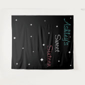 Zoete Zestien Foto Achtergrond Voeg Je Naam Toe Wandkleed (Voorkant (horizontaal))