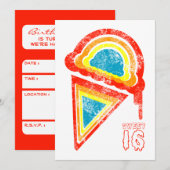 zoete zestien ijsdruppels kaart (Voorkant / Achterkant)