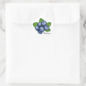 Zoete zomer bosbessen fruit ronde sticker (Tas)