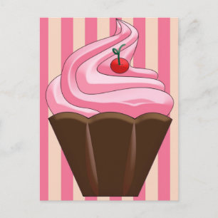 Zoete Zomer Dessert Kunst Briefkaart