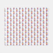 zoete zomer fleece deken (Voorkant (Horizontaal))