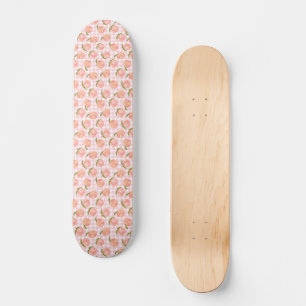 Zoete zomer perzik patroon skateboard