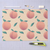 Zoete zomer perzik patroon tissuepapier (Craft)