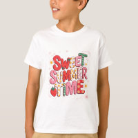 Zoete Zomer Tijd Coquette Aardbei Retro Strand 