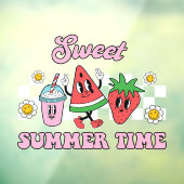 Zoete Zomer Tijd Raamsticker (Vel 3)