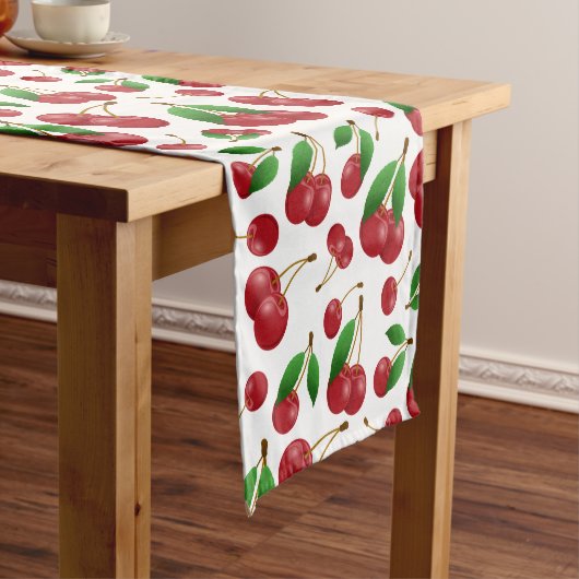 zoete zomerkersen korte tafelloper (Voorbeeld)