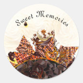 ZOETE ZONDAG! :) RONDE STICKER (Voorkant)