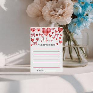 Zoetelief Baby Shower Advieskaart Kaart