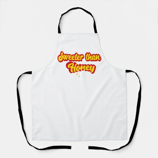 Zoeter dan Honey Funny Bakers Keuken Schort (Voorkant)
