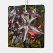 Zoetgumbladeren in Herfst Keramisch Ornament (Links)