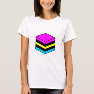 Zoethout Alle Sorteer - magenta, geel, blauw en zw T-shirt