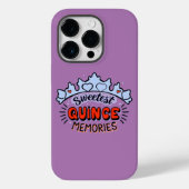 Zoetste Quince herinneringen betoverende Quinceañe Case-Mate iPhone Case (Achterkant)