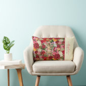 Zoetste Roos Cherub en Rozen Patroon Kussen (Stoel)