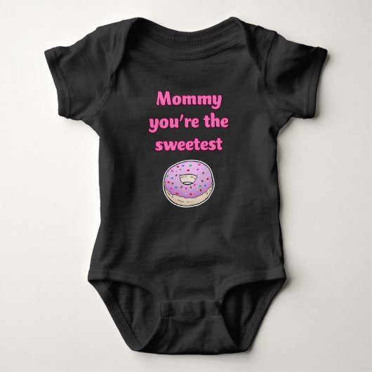 Zoetste Roze Donut Romper (Voorkant)