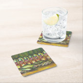 Zoetvlees Vierkante Kartonnen Onderzetter (Insitu)