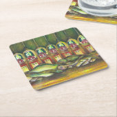 Zoetvlees Vierkante Kartonnen Onderzetter (Schuin)