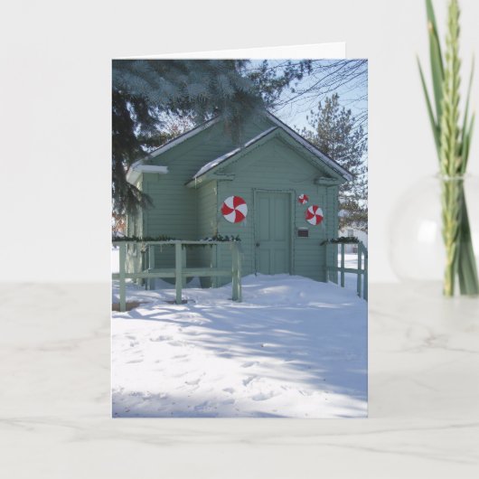 “Zoetwaren" kerstkaart Kaart (Voorkant)