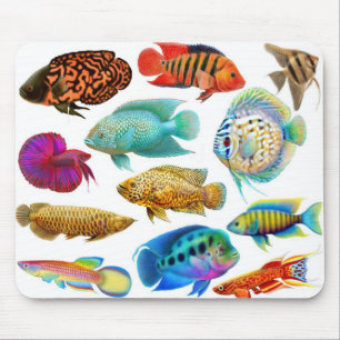 Zoetwater Aquarium Fish Mousepad Muismat