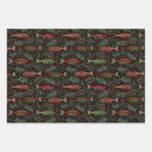 Zoetwater Vis Stijlvol Design forel Gevist Klein Inpakpapier Vel (Voorkant 2)