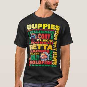 Zoetwater Vistank Aquarium Hobbyist Vissenhouden T-shirt