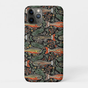 Zoetwatervis, stijlvol ontwerp, forel, Gevist iPhone 11 Pro Hoesje