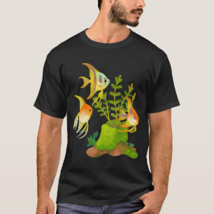 Zoetwatervissen en planten - Scalariën T-shirt