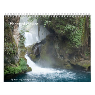 Zoetwatervisserij van de kalender van Mexico 2011