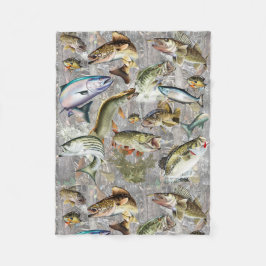 zoetwaterwikkel fleece deken