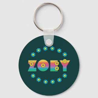 Zoey Flores Rainbow Sleutelhanger